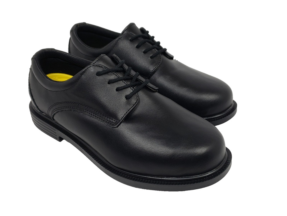 Magnum Active Duty Mens Size 8.5 X Black Leather Slip&Oil Resistant Work Shoes